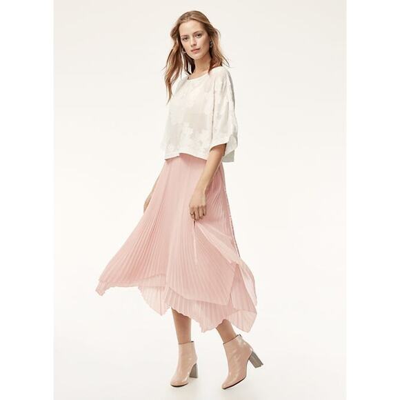 Aritzia Wilfred DuBois Asymmetrical Midi Skirt, Size 4 - Picture 1 of 12